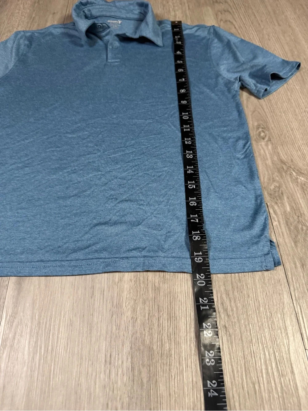 Old Navy Active Cloud 94 Soft boys Blue Solid Polo Shirt Short Sleeve M 8